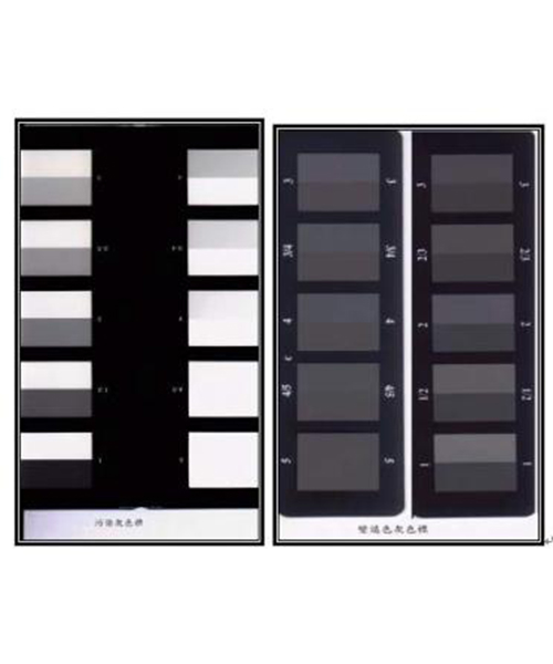 污染灰色標<br>變退色灰色標 1